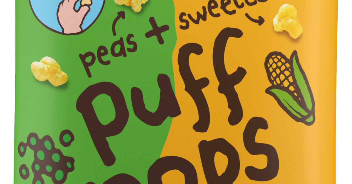 Puff Pops Puff Pops erwten + maïs | Ellas Kitchen